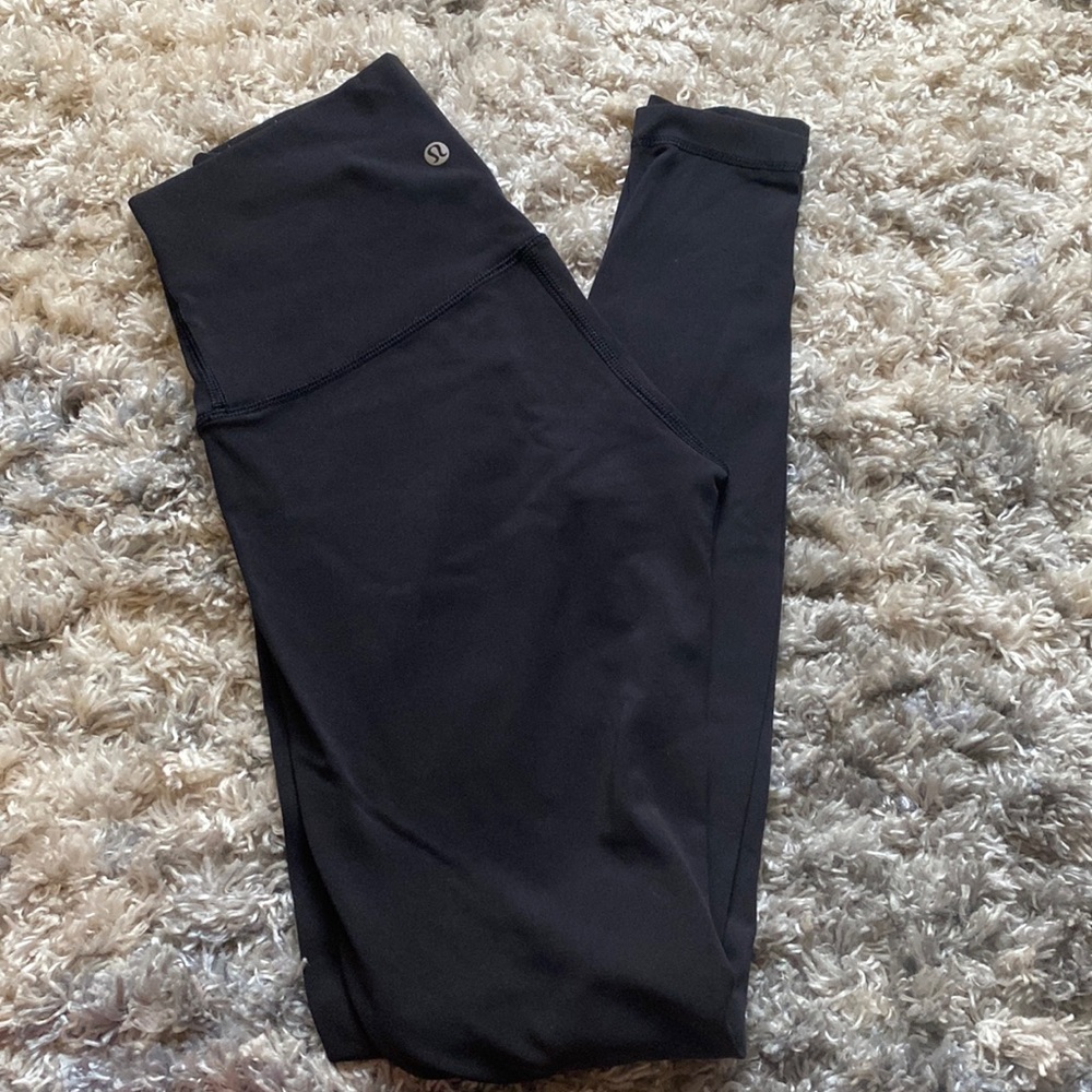 Black Lululemon Wunder Under Full Length